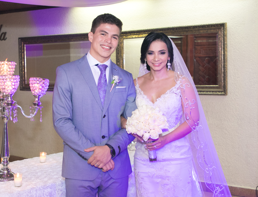 Xiomara Ortega y Leonel Elvir