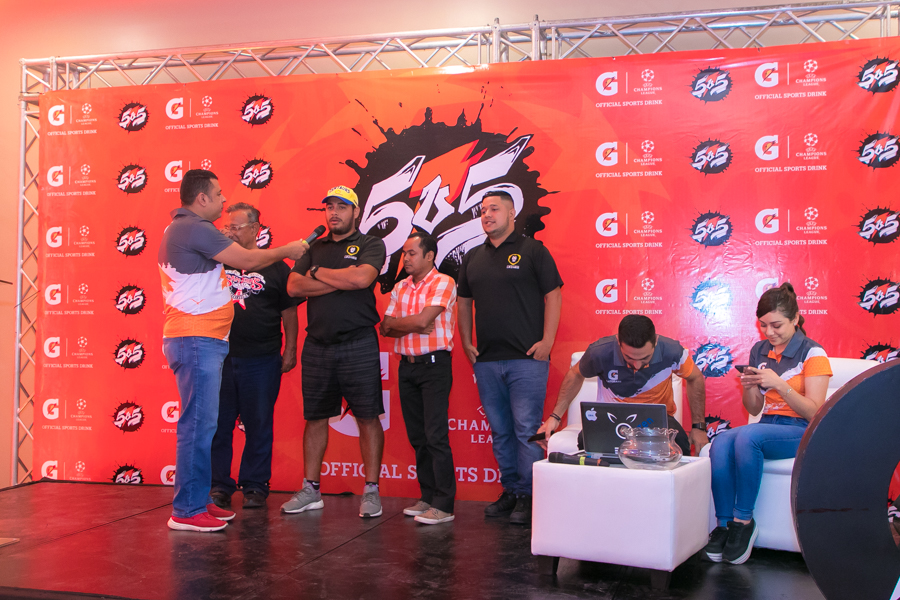 Sorteo equipos Gatorade 5v5