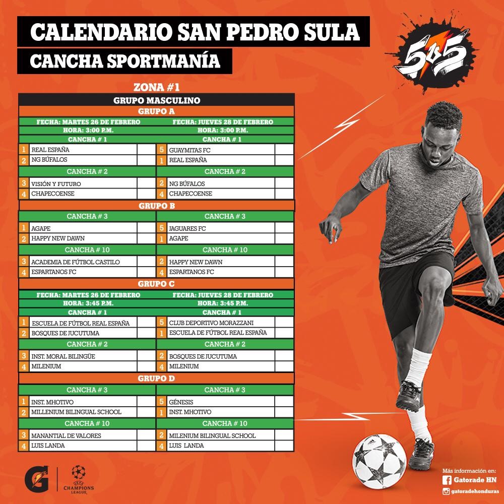 Torneo gatorade 5v5