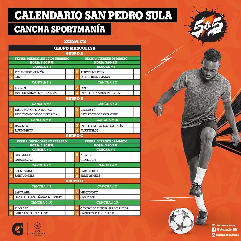Torneo gatorade 5v5