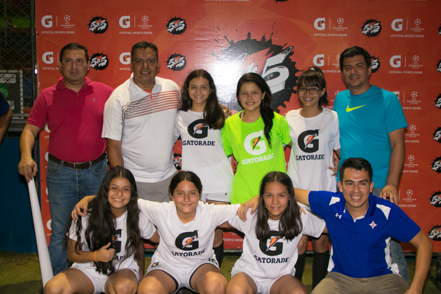 Ganadores torneo Gatorade 5V5