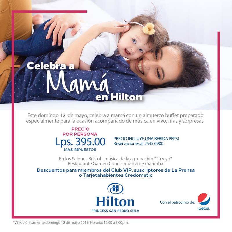 Celebra a mamá en Hilton