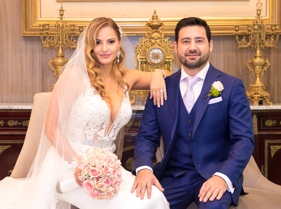 Fiesta nupcial de Linda Lozano y René Bendaña