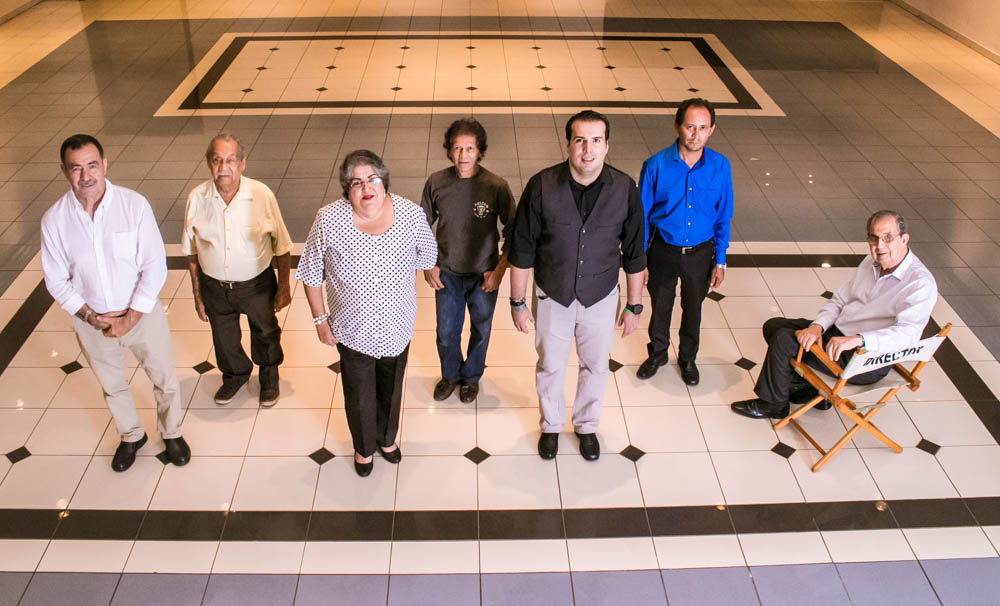 Los colaboradores del Círculo Teatral Sampedrano