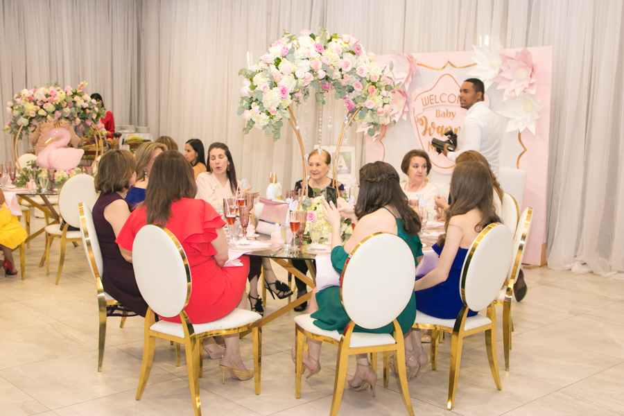 El baby shower para Mónica Hernández de Handal