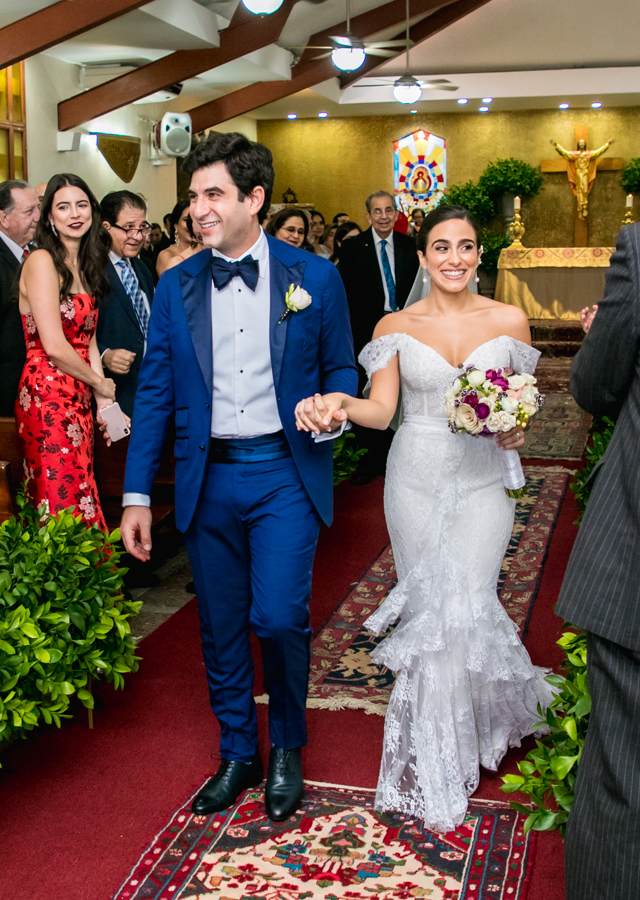 La boda religiosa de Camille Mahchi y Guillermo Kattán