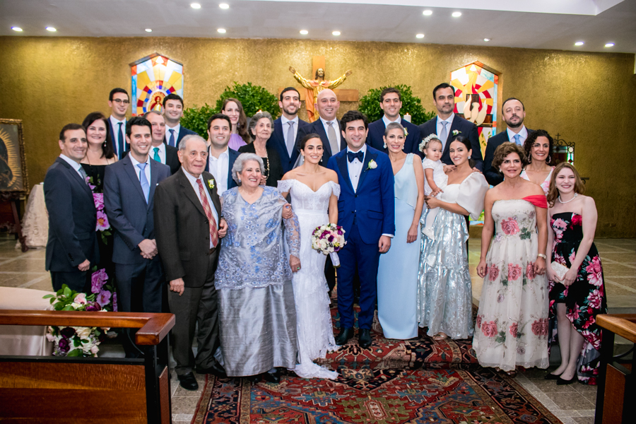 La boda religiosa de Camille Mahchi y Guillermo Kattán