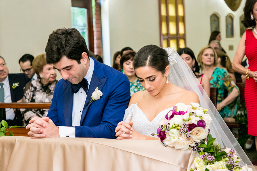 La boda religiosa de Camille Mahchi y Guillermo Kattán