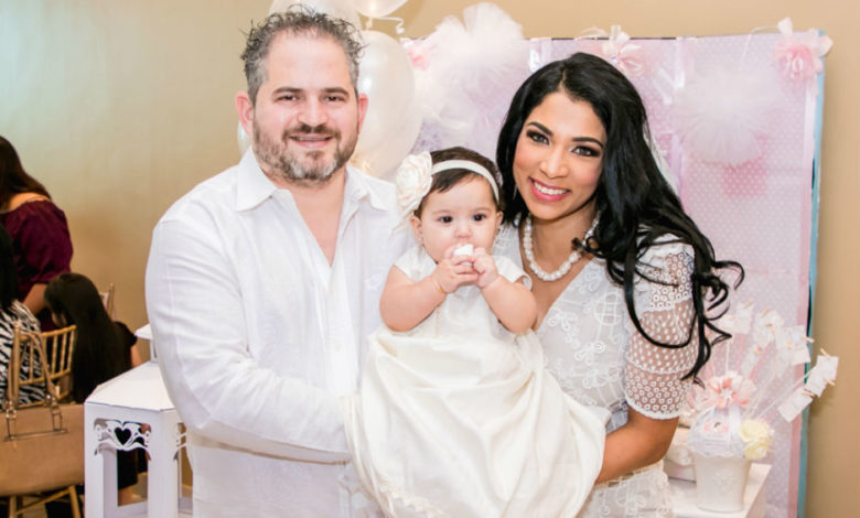 El bautizo de Isabella Victoria Rodríguez Sánchez