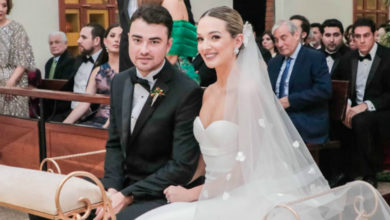 La boda religiosa de Rebecca Bendeck y Constantino Barletta