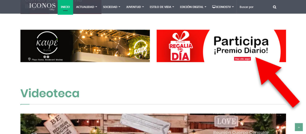 Regalia del Dia Iconos Web