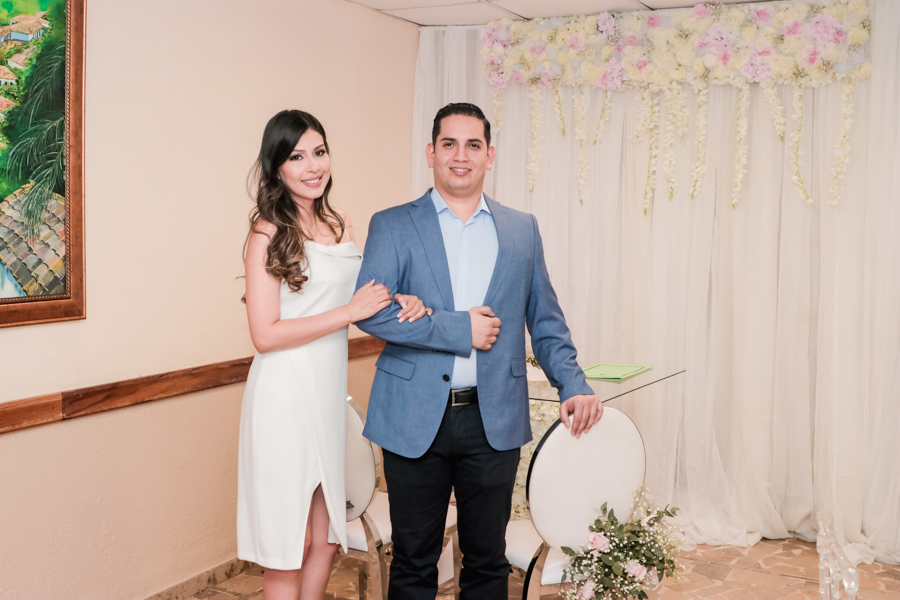 La boda civil de Allison Rodríguez y José Ramón Tejada