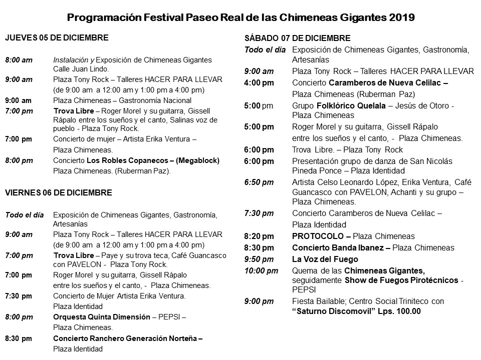 Chimeneas gigantes 2019