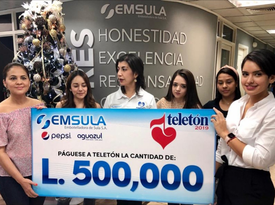 Embotelladora de Sula Teletón Honduras 2019
