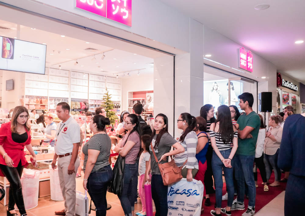 La inauguración de Miniso