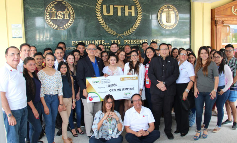 UTH dona CIEN MIL LEMPIRAS