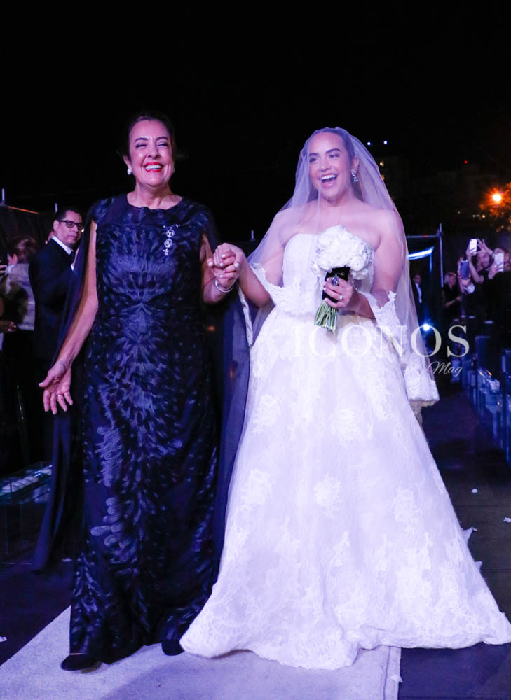 Ceremonia nupcial de Ángella Andonie y Rafael Zelaya