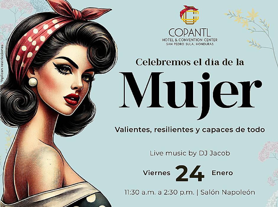 PORTADA Celebración Día de la mujer 2025 by hotel Copantl Honduras