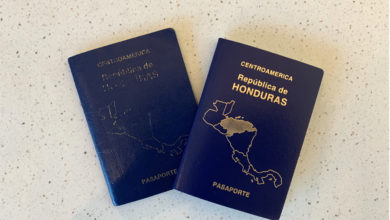 Renovación de pasaporte Honduras
