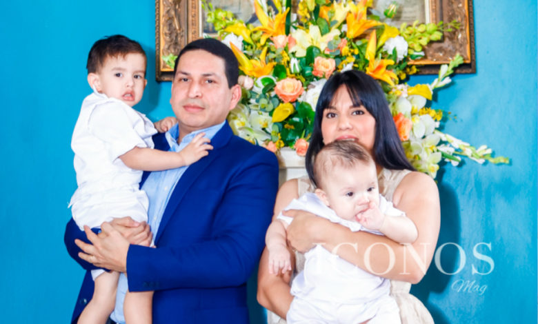 El bautizo de los hermanos Emilio y Gabriel Alvarado