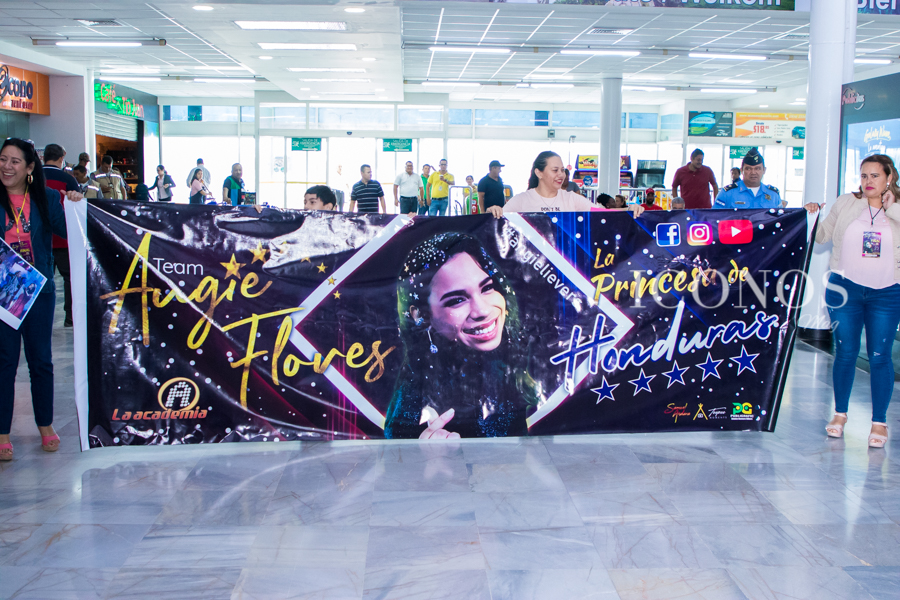 Angie Flores llega a Honduras