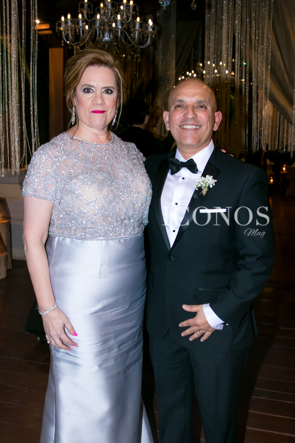 Banquete nupcial de Dominique Hawit y Adrián Patrón
