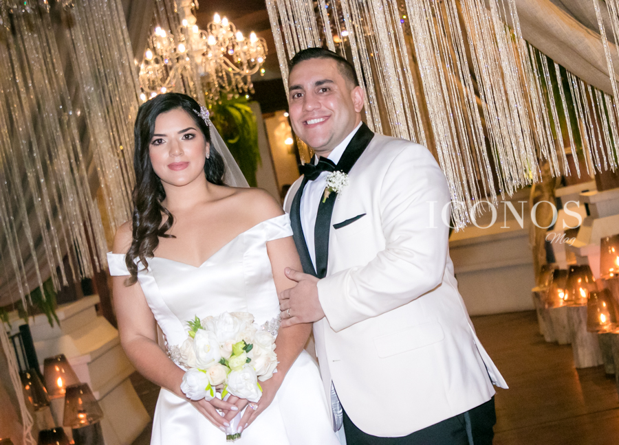 Banquete nupcial de Dominique Hawit y Adrián Patrón