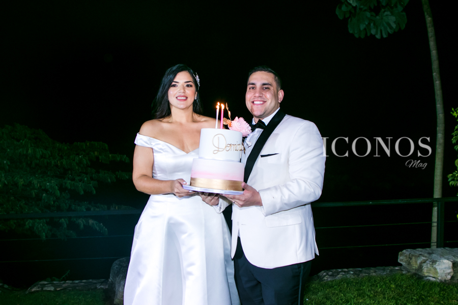 Banquete nupcial de Dominique Hawit y Adrián Patrón