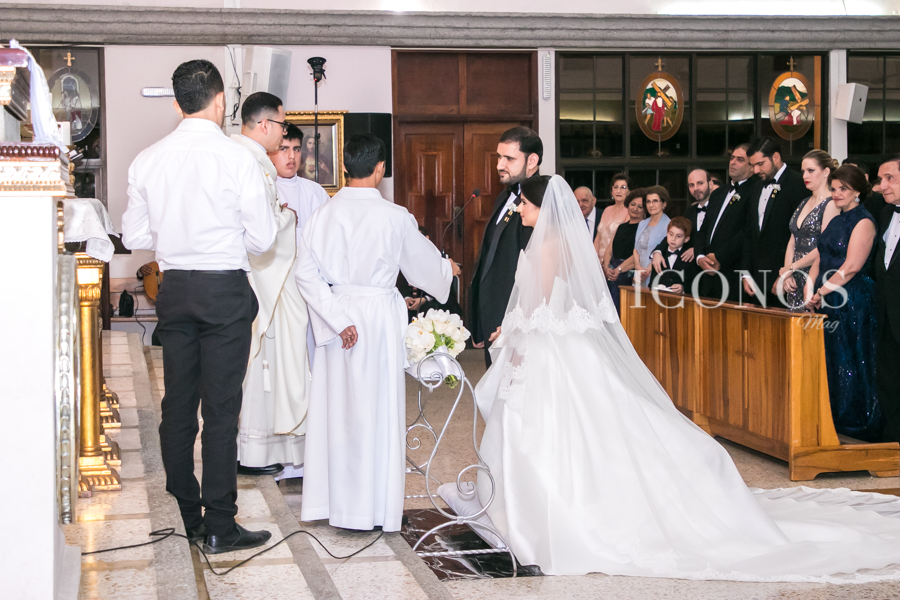 Boda religiosa de Caroll Perelló y Elías Handal