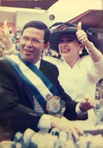 Norma Regina y Rafael Leonardo Callejas