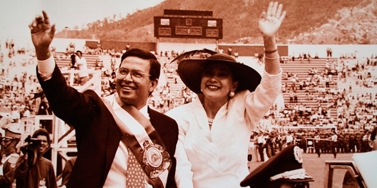 Norma Regina y Rafael Leonardo Callejas