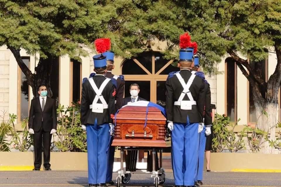 El protocolo fúnebre para Rafael Leonardo Callejas