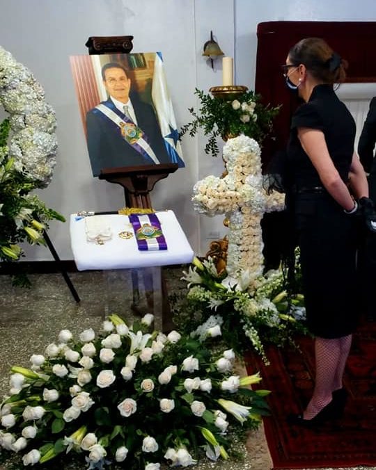 El protocolo fúnebre para Rafael Leonardo Callejas