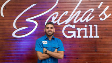 Javier Tábora robo en Bocha's Grill