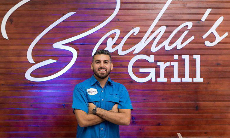 Javier Tábora robo en Bocha's Grill