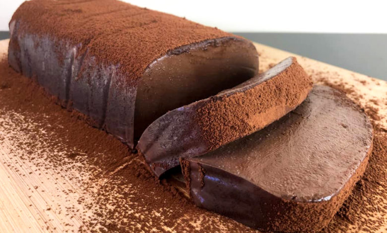 Mousse Cake de Chocolate Japonés