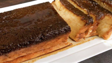 receta de budín de pan