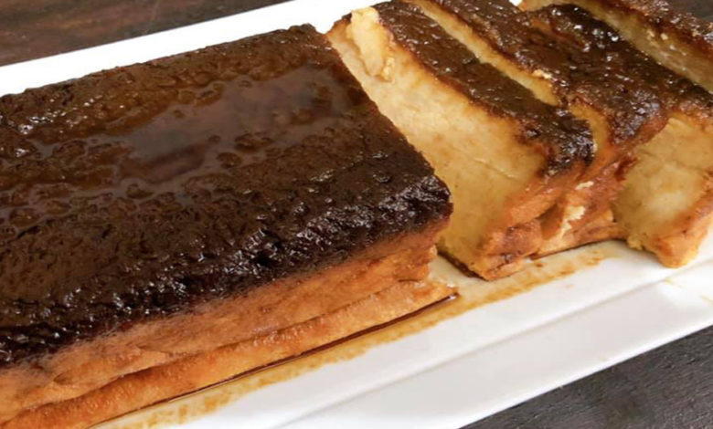 receta de budín de pan