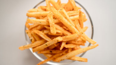 receta de papas fritas sazonadas