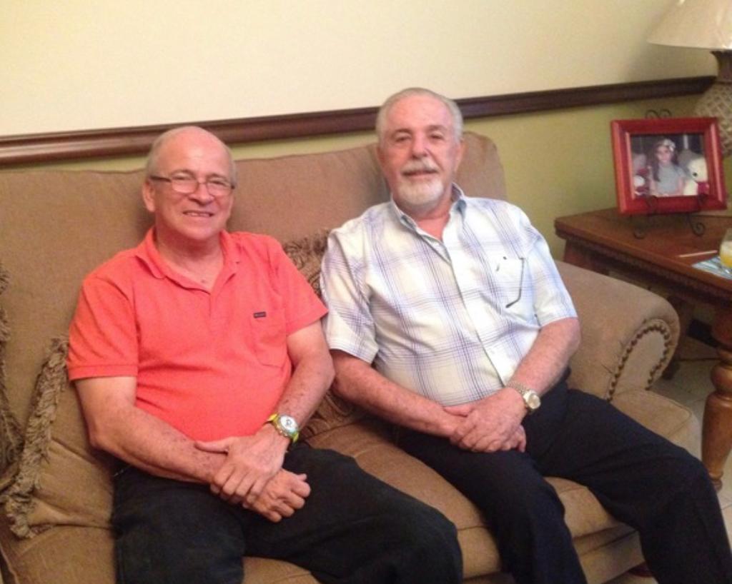 León Fiszman Glynsman y Jaime Villegas