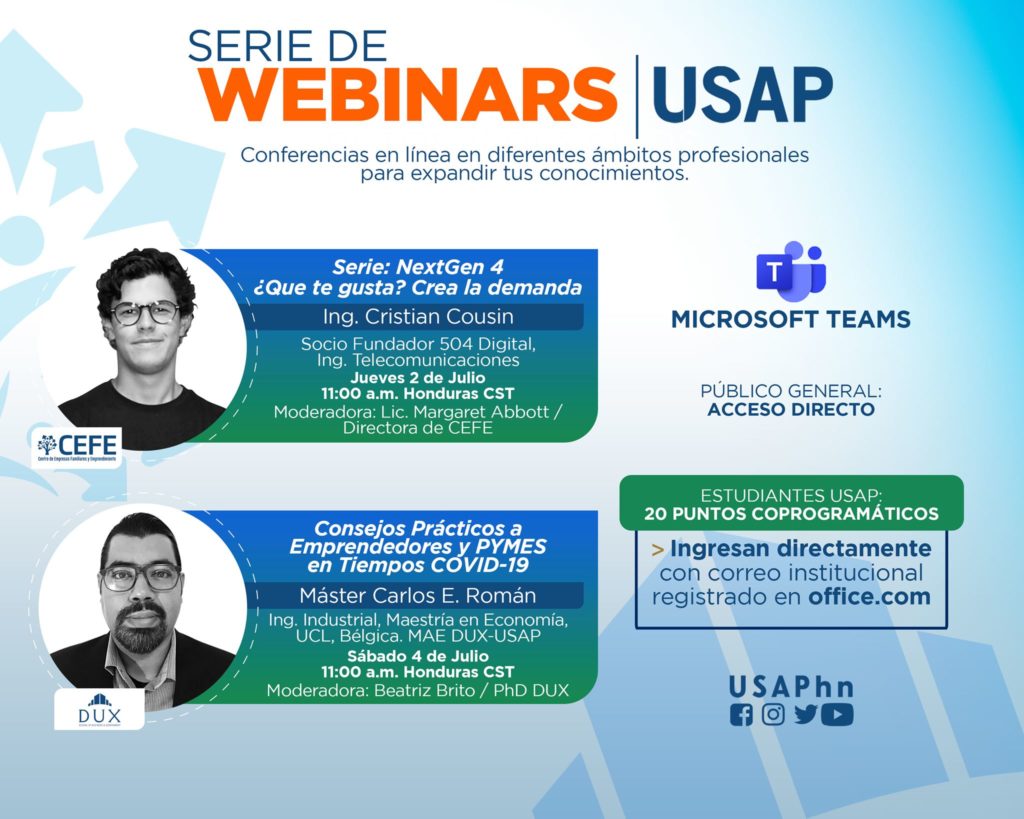 Nueva Serie de Webinars USAP 2020