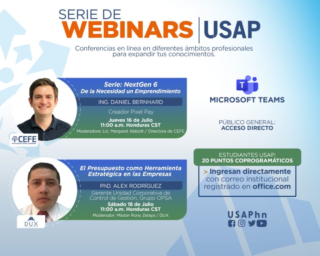 Nueva Serie Webinars USAP 2020