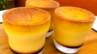 receta flan con bizcocho