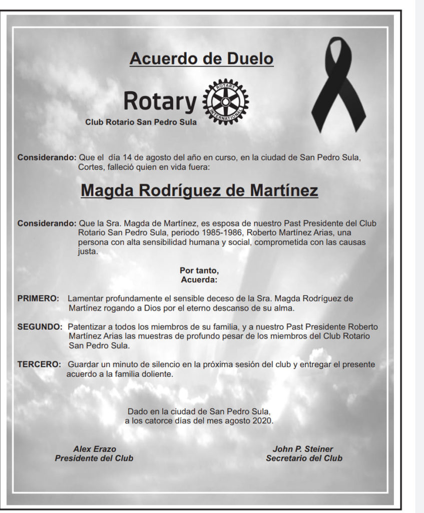 Magda Rodríguez de Martínez