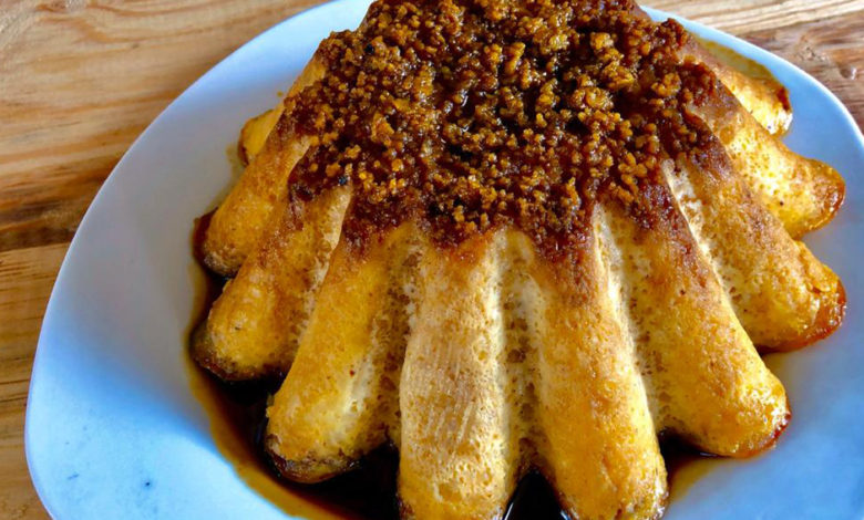flan de arroz con leche receta