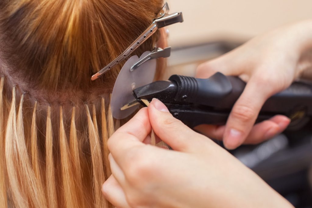 Las extensiones de cabello