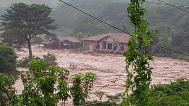 Marina Copan Convention Center inundado