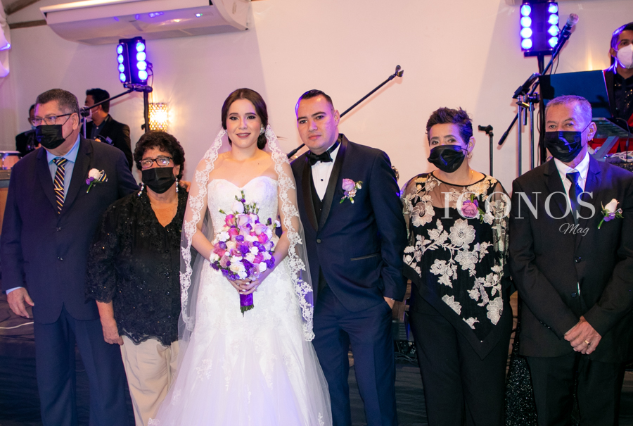 El banquete nupcial de Eva María Lanza y Jairo Jensen Pineda