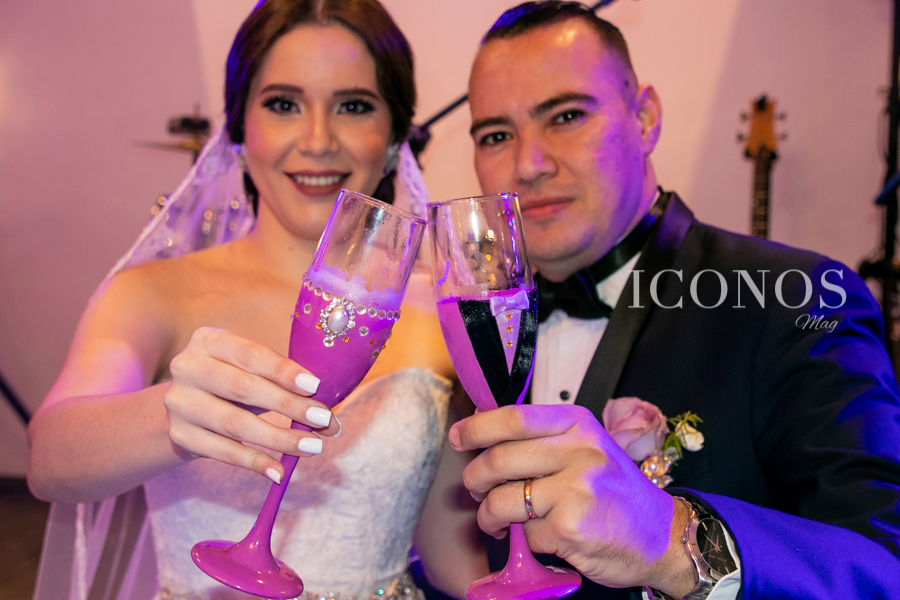 El banquete nupcial de Eva María Lanza y Jairo Jensen Pineda