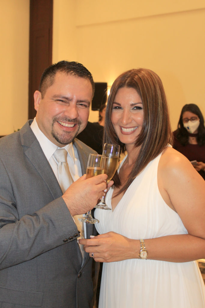 Olencka Fuschich y Mario Mejía 